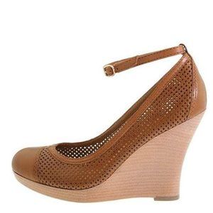 Corso Como Women's Harper Wedge Camel Leather 7.5